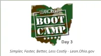 Simpler, Faster, Better, Less Costly - Lean.Ohio.Gov