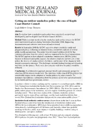 The Case of Kapiti Coast District Council