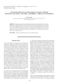153 ANNOTATED Checklist of the World's Marine Lobsters