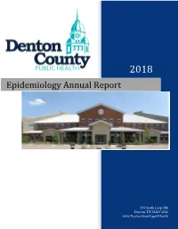 Epidemiology Annual Report