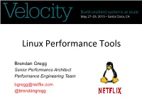 Linux Performance Tools