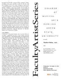 Page 1 He Toured the US with a Program of the Composer's Works
