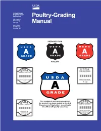 Poultry-Grading Manual Guide to the Uniform Application of U.S