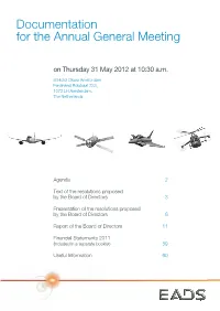 Documentation for the Annual General Meeting