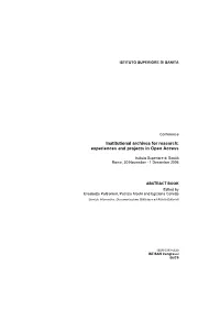 Experiences and Projects in Open Access