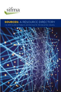 Sources: a Resource Directory