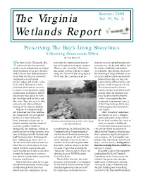 The Virginia Wetlands Report the Virginia Wetlands Report