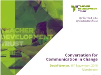 Unleashing Greatness in Teachers