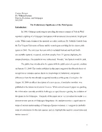1 Connor Pierson Dr. William Durham Darwin, Evolution, and Galapagos