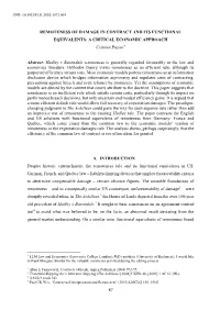 87 Remoteness of Damage in Contract and Its
