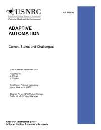 Adaptive Automation