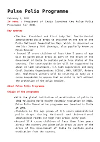 Pulse Polio Programme