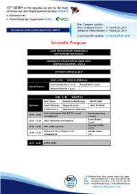 Scientific Program