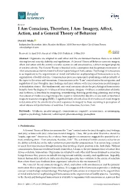 Imagery, Affect, Action, and a General Theory of Behavior