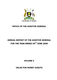 Road Sector Programme Support