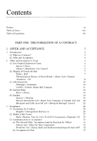 A Casebook on Contract