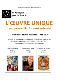 L'œuvre Unique