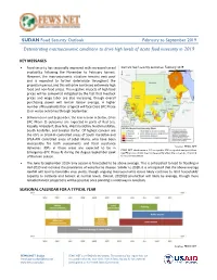 Sudan Food Security Outlook Report