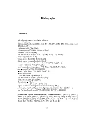 Bibliography
