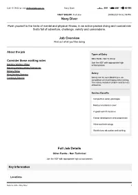 Clearance Diver Job Overview