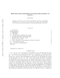Effective Semi-Ampleness of Hodge Line Bundles on Curves I