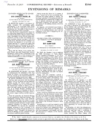 Extensions of Remarks E1549 EXTENSIONS of REMARKS