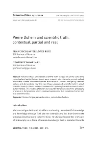 Pierre Duhem and Scientific Truth: Contextual, Partial and Real