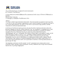 The Combinatorial Theory of Single-Elimination Tournaments By