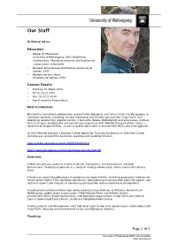 UOW Web Page