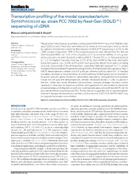 Sequencing of Cdna