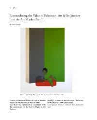 Reconsidering the Value of Palstinian Art & Its Journey Into the Art Market