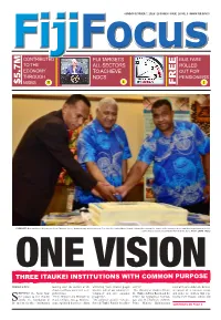 Three Itaukei Institutions with Common Purpose