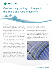 Confronting Coding Challenges in the Cable and Wire Industries