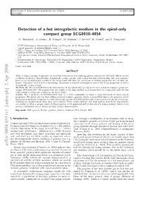 Detection of a Hot Intergalactic Medium in the Spiral-Only Compact Group SCG0018-4854 G