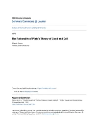 The Rationality of Plato's Theory of Good and Evil