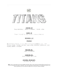 Titans" by Bob Haney | Bruno Premiani