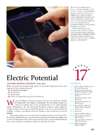 Electric Potential Difference Between Two Points