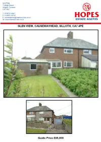 GLEN VIEW, CAUSEWAYHEAD, SILLOTH, CA7 4PE Guide Price
