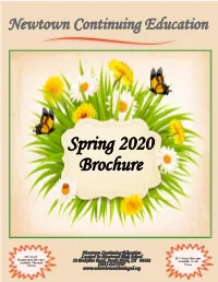 Spring 2020 Brochure