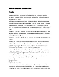 Universal Declaration of Human Rights