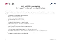 Dover Castle OCR Spec B