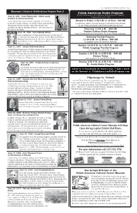 Polish American Radio Program
