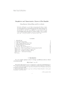 Regulators and Characteristic Classes of Flat Bundles
