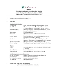 Board of Health Minutes