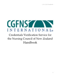 CVS-NCNZ Handbook