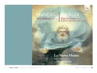 HANDEL VIVALDI Dixit Dominus Hwv 232 Dixit Dominus Rv 807 in Furore Iustissimae Irae Rv 626