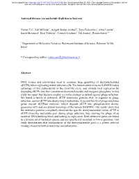Antiviral Defense Via Nucleotide Depletion in Bacteria