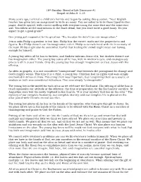 Bread of Life Discourse #1 Gospel of John 6: 1-15