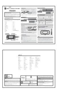 Instruction Manual • USB Ports on PC (Standard-A) a • While Some USB-Compatible Slide the ON/OFF Press to Enter the Selected Game
