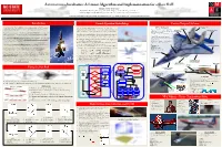 Autonomous Aerobatics: a Linear Algorithm and Implementation for a Slow Roll Student: Michael Brett Pearce1 Professors: Dr